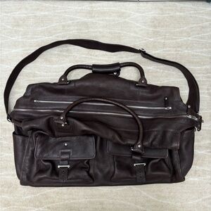 Ellie Tahari Leather Duffle